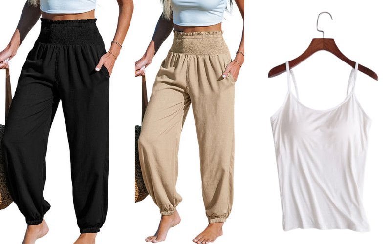 🌞 Figurfreundliche Hohe Taille Haremhose für Damen