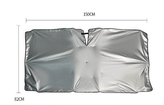 💥 Paraguas parasol automático para coche | Fácil de usar y protección total 💥-Bloquea rayos UV y reduce el calor ☀️