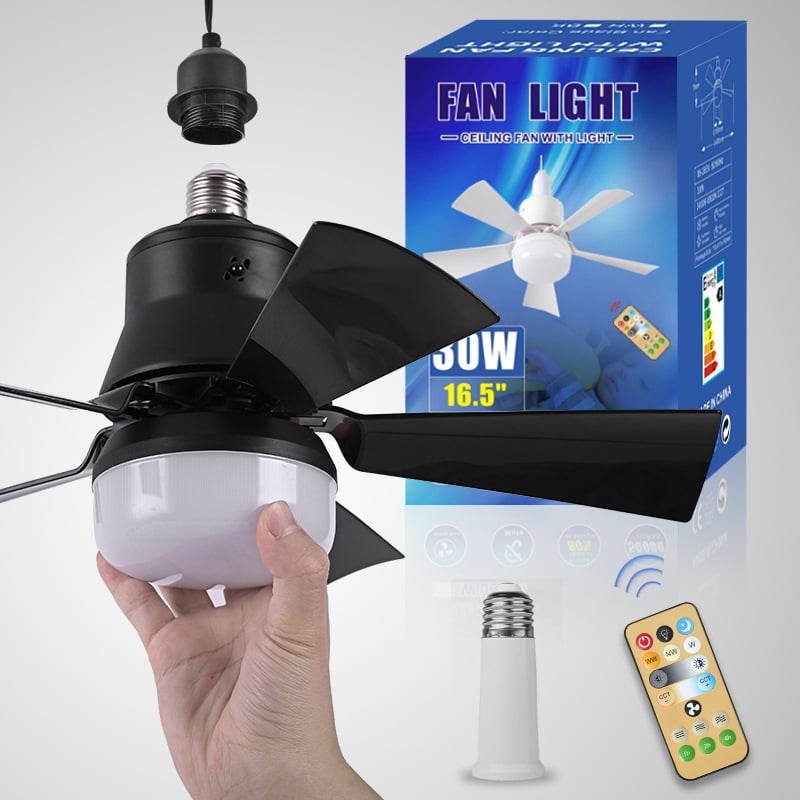 💡 LIMITED-TIME 50% RABATT! ✨ 2-IN-1 Deckenventilator & Licht – Tragbar, Fernbedienung
