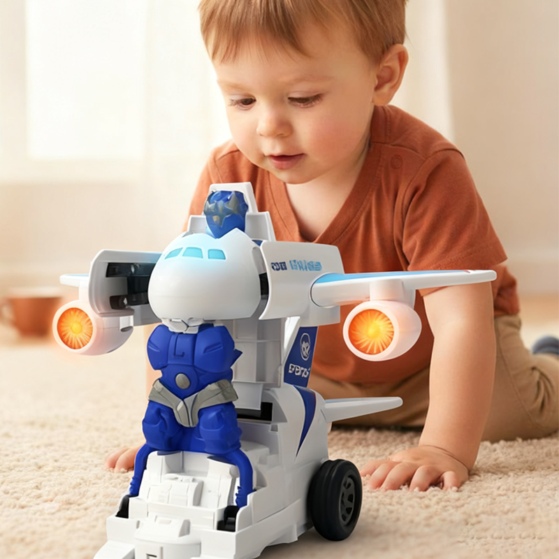 🎁JETZT 50 % RABATT! 🎅 2-in-1-Elektroflugzeug-Roboter – verwandelbar & ferngesteuert, perfekt für Kinder und als Weihnachtsgeschenk ✨