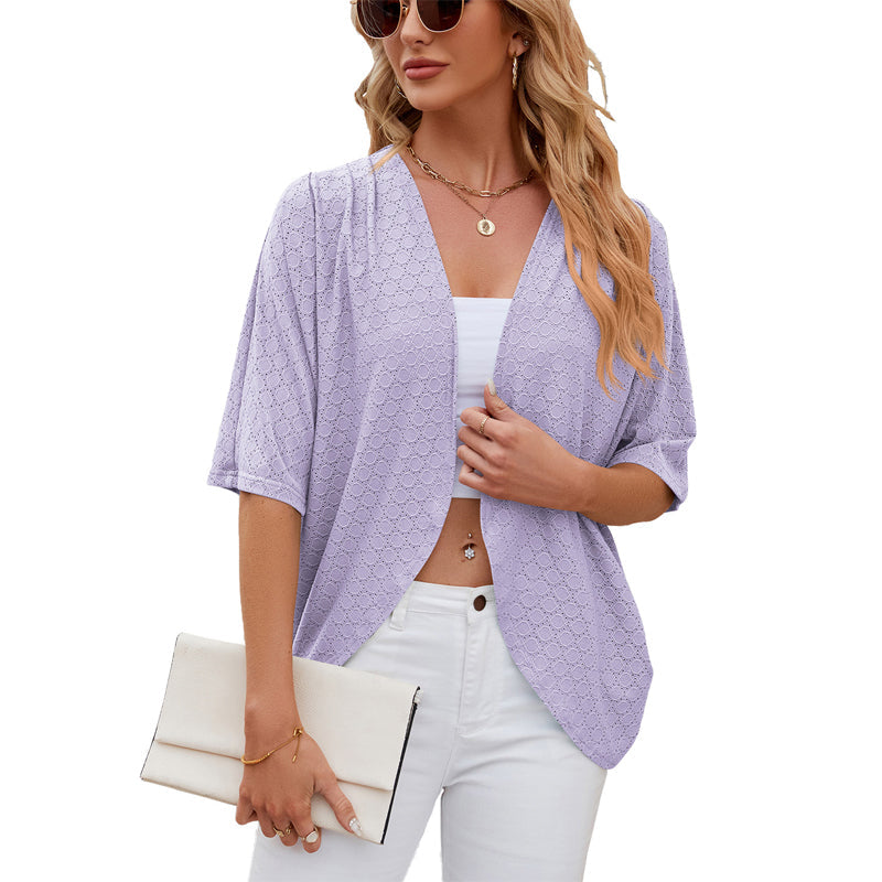 🥳 HEISSER SALE 2026 – 50% RABATT! 💞 50.000+ VERKAUFT! Lässige, weiche Strickjacke mit halben Ärmeln für Damen – bequem & vielseitig