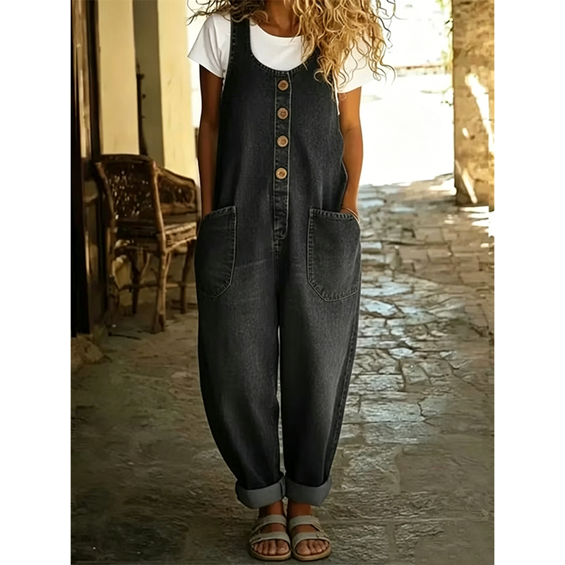 🔥 Die neuen Modelle sind jetzt im Verkauf! Ärmelloser Jumpsuit mit weitem Bein für Damen – luftig, elegant & vielseitig – perfekt für Alltag, Büro & besondere Anlässe