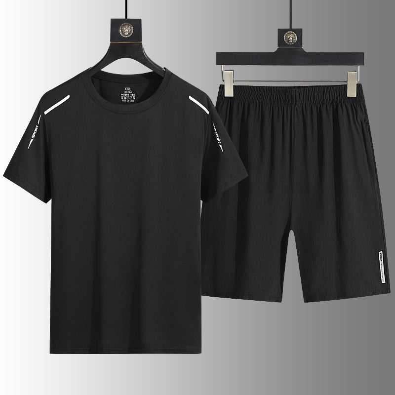 ☀️ Schnelltrocknendes T-Shirt- und Shorts-Set für Herren – atmungsaktiv, leicht & vielseitig – perfekt für Sport, Alltag & Freizeit – ideal für warme Tage & aktive Stunden