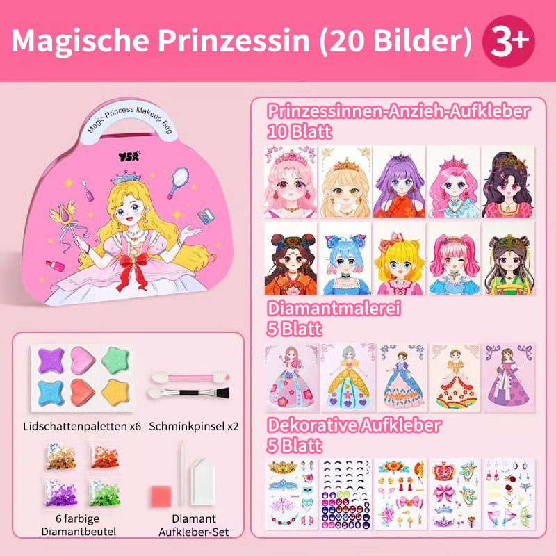 🔥 Heute -50 %! 👑 Diamantmalerei & Prinzessinnen-Bastelset – kreativer Bastelspaß für Kinder ab 5 Jahren