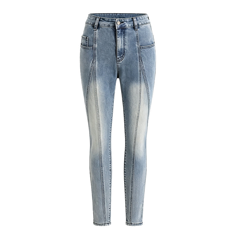 đ Damen High Waist Jeans â Figurbetonte Stretch-Jeans mit bequemem Schnitt fĂźr Alltag und Freizeit