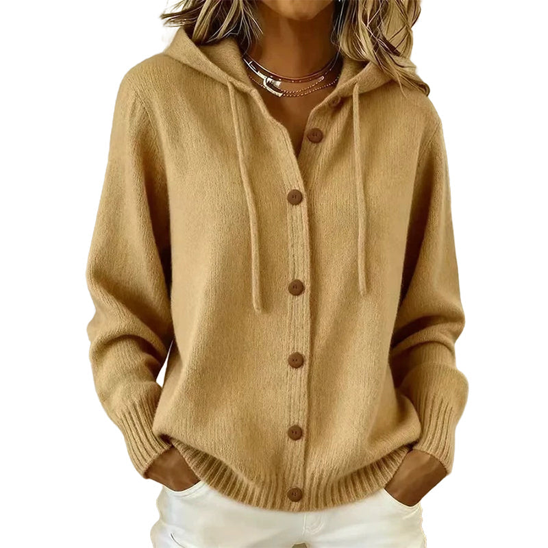 📢📢50%Rabatt!!!🎉✨Bequeme Strick-Cardigan mit Kapuze für Damen