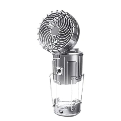 📢📢【Zeitlich begrenztes Angebot – 50 % Rabatt!! 】⏰ Tragbare LED-Camping-Laterne mit Ventilator
