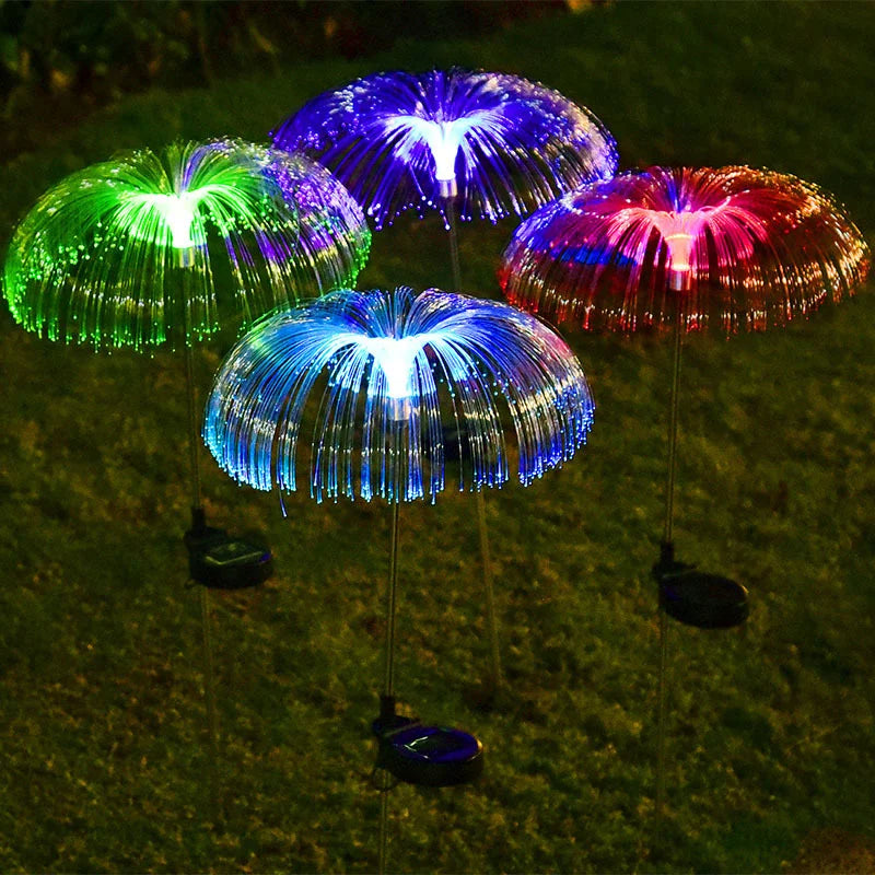 🔥Kaufen Sie 1 und erhalten Sie 1 gratis🔥 Solar Wasserdicht Outdoor Rasen Farbe ändernde Qualle Umgebungslicht