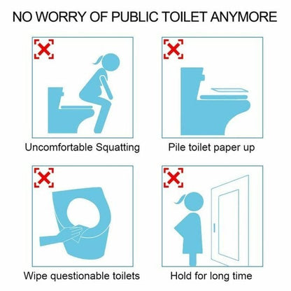 👍Für die Gesundheit sorgen✅Biologisch abbaubarer Einweg-Toilettensitzbezug aus Kunststoff