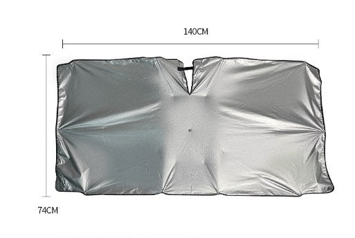 💥 Paraguas parasol automático para coche | Fácil de usar y protección total 💥-Bloquea rayos UV y reduce el calor ☀️