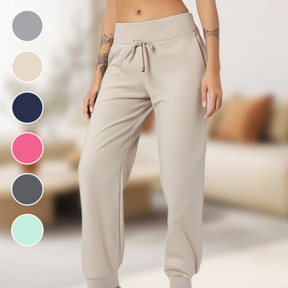💥 SOMMER DEAL: -50% 🌸 Damen 3/4 Jogginghose 👖 weicher Strick, Kordelzug & praktische Taschen – ideal für Sport & Alltag 🏃‍♀️