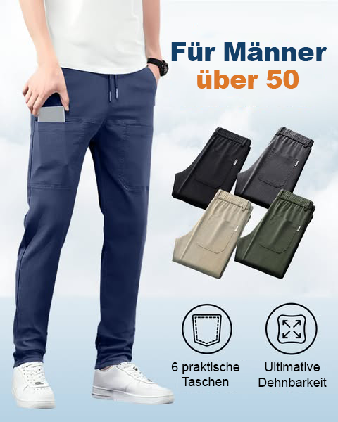 👖Letzter Tag 60% Rabatt!🏆MultiPants – Hochelastische, strapazierfähige Cargohose mit vielen Taschen3