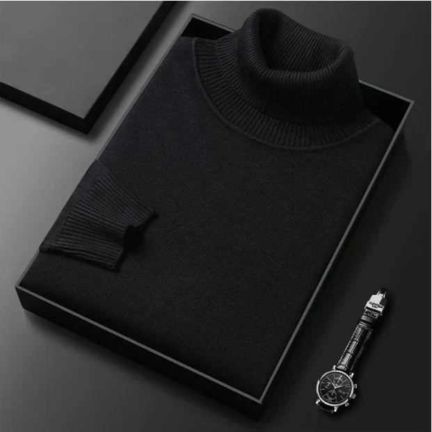 🧶 50% RABATT HEISSER VERKÄUF! ✨ Premium Kaschmirpulli Herren Einfarbig - Weiches Wohlfühlgarn mit Moderner Passform für Business & Freizeit 👔🎯