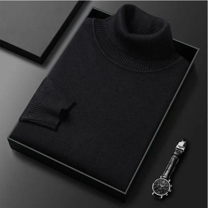 🧶 50% RABATT HEISSER VERKÄUF! ✨ Premium Kaschmirpulli Herren Einfarbig - Weiches Wohlfühlgarn mit Moderner Passform für Business & Freizeit 👔🎯