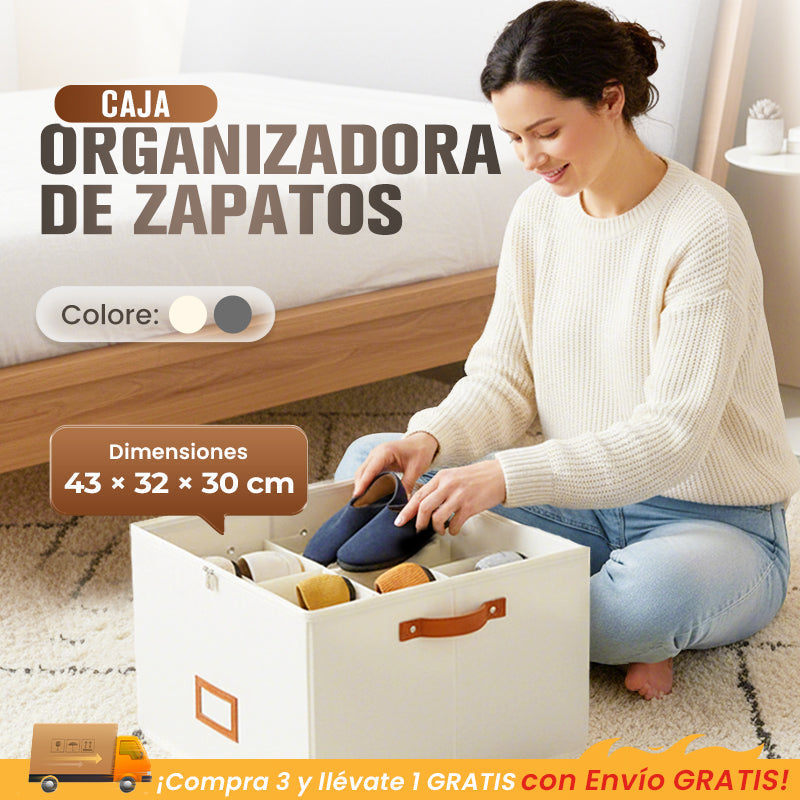 👟 Begrenzte Zeit – 50 % RABATT! 💥 Schuh-Organizer aus Stoff – platzsparende Aufbewahrungsbox – für bis zu 12 Paar Schuhe – ideal für Kleiderschränke, Flure & Reisen – schützt vor Staub & Schmutz