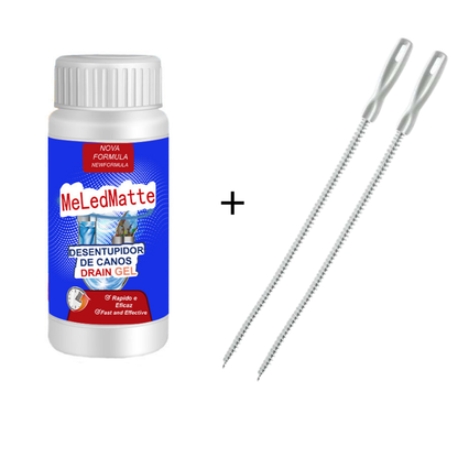🌪️🚽 Rohrfrei Aktiv-Gel mit Zitronenfrische 🍋✨ Sofort Verstopfungen lösen & unangenehme Gerüche beseitigen, dauerhaft vor neuen Verstopfungen schützen, passend für alle Haushaltsrohre