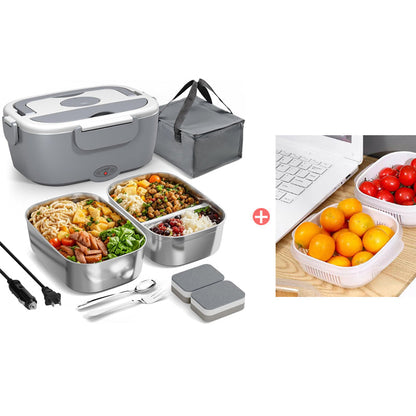 🔥 Tragbarer Speisenwärmer – Heißes Essen unterwegs, im Büro & auf Reisen🍱