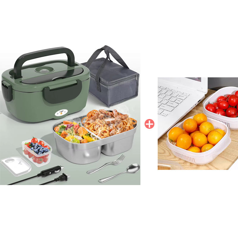 🔥 Tragbarer Speisenwärmer – Heißes Essen unterwegs, im Büro & auf Reisen🍱