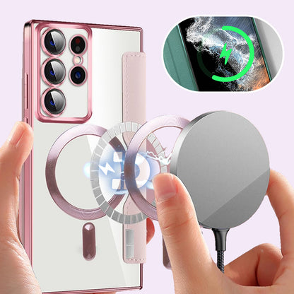 💖Neue, heiß verkaufte💖Samsung-Handyhülle mit Lederstruktur und Kartenhalter