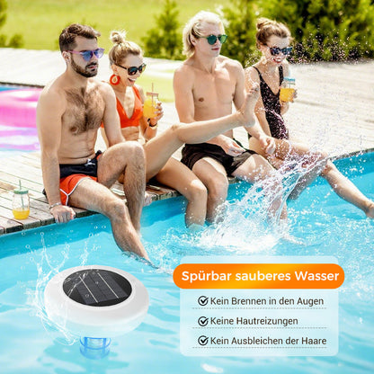 💧 Sonnenenergie statt Poolchemie – Solar-Ionisator für dauerhaft glasklares Schwimmbadwasser