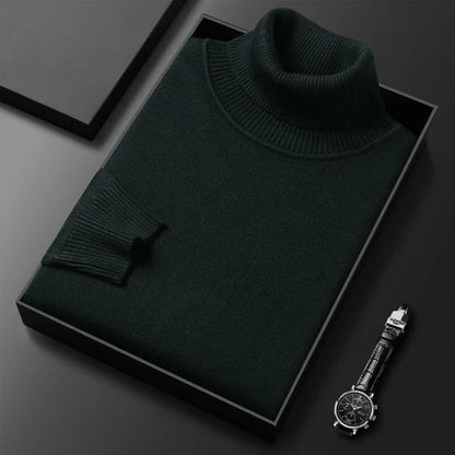 🧶 50% RABATT HEISSER VERKÄUF! ✨ Premium Kaschmirpulli Herren Einfarbig - Weiches Wohlfühlgarn mit Moderner Passform für Business & Freizeit 👔🎯