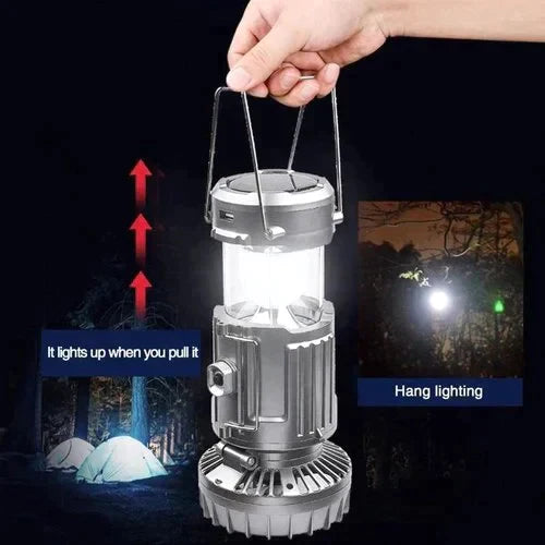 📢📢【Zeitlich begrenztes Angebot – 50 % Rabatt!! 】⏰ Tragbare LED-Camping-Laterne mit Ventilator