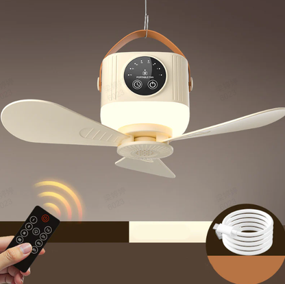 ⏰ Zeitlich begrenztes Angebot: 58% RABATT auf wiederaufladbaren Deckenventilator mit LED! 🌬️✨
