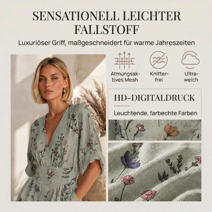 🌙 Heute um Mitternacht vorbei – verpassen Sie es nicht, sonst warten Sie ein Jahr! Damen elegantes V-Ausschnitt-Print-Jumpsuit