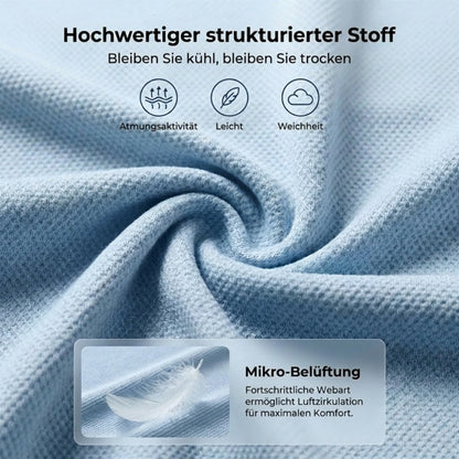 🔥Solange der Vorrat reicht 40 % Rabatt!🎉Zweiteiliges Sommer-Set für Herren aus Polohemd und Shorts