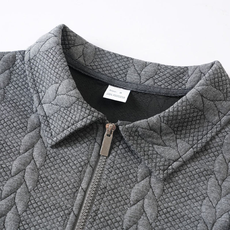 👕 50% RABATT! 🧶 Herren Pullover mit Halb-Reißverschluss – Zopfmuster, Weiche Baumwolle & Perfekt Für Einen Stilvollen Auftritt 👔
