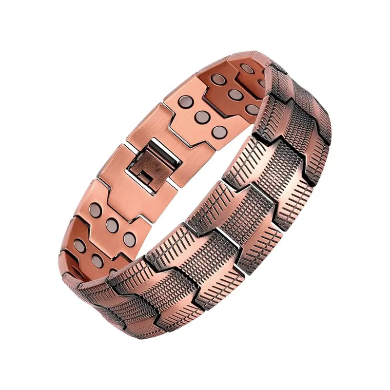 🧲✨ Copper Magnetic Bracelet – lindert Müdigkeit & fördert die Durchblutung – stilvoll, leicht & angenehm zu tragen – ideal für Alltag, Arbeit & Entspannung