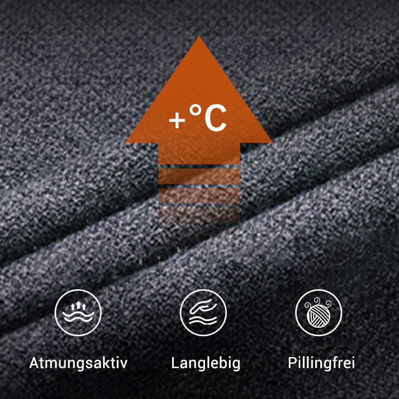 🍃Langarm-Oberteil in Layering-Optik für Herren