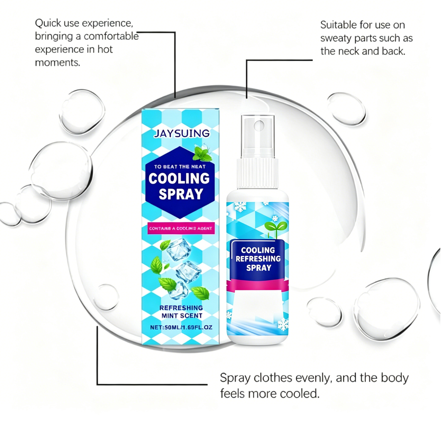 Summer Cooling Refreshing Spray