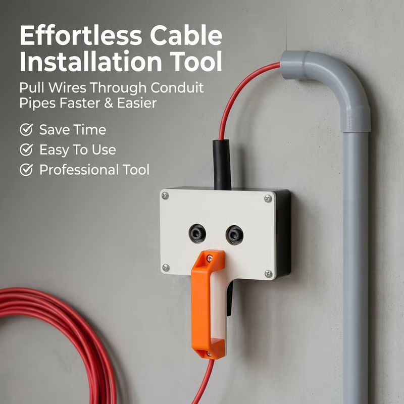 🔧 Effizientes Kabelziehwerkzeug – die ultimative Lösung für einfache Verkabelung – schnell, robust & vielseitig – perfekt für Elektroinstallationen, Netzwerke & DIY-Projekte