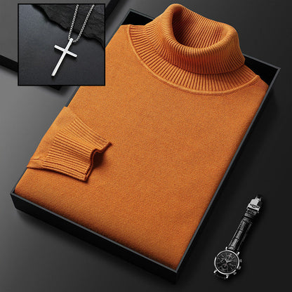 🧶 50% RABATT HEISSER VERKÄUF! ✨ Premium Kaschmirpulli Herren Einfarbig - Weiches Wohlfühlgarn mit Moderner Passform für Business & Freizeit 👔🎯