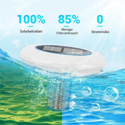 💧 Sonnenenergie statt Poolchemie – Solar-Ionisator für dauerhaft glasklares Schwimmbadwasser
