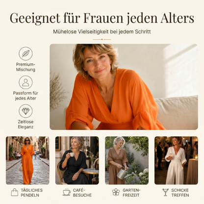 ✨ Einteiler mit V-Ausschnitt, hoher Taille & weitem Bein – bequem, knitterarm & leicht zu kombinieren – zu Sneakern, Sandalen oder High Heels