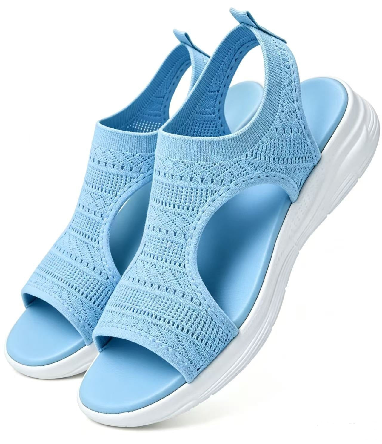 👡 Bequeme atmungsaktive flache Sandalen mit offener Zehe für Damen – leicht, luftig & vielseitig – perfekt für warme Tage, Strand & Freizeit