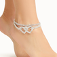 Kaufen Sie 2 und erhalten Sie 15%💖Heart X Heart Ankle Bracelet🌟FREE SHIPPING