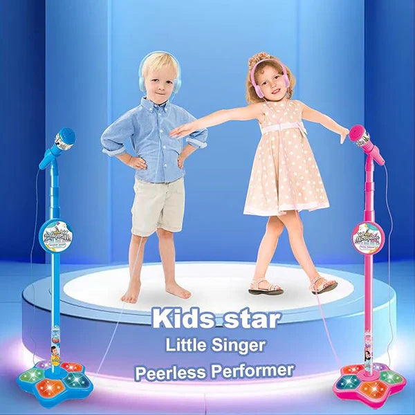 Kinder-Karaoke-Mikrofon mit Lichteffekt