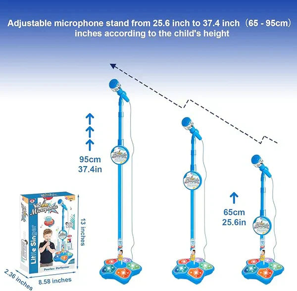 Kinder-Karaoke-Mikrofon mit Lichteffekt