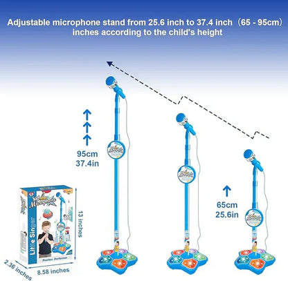 Kinder-Karaoke-Mikrofon mit Lichteffekt