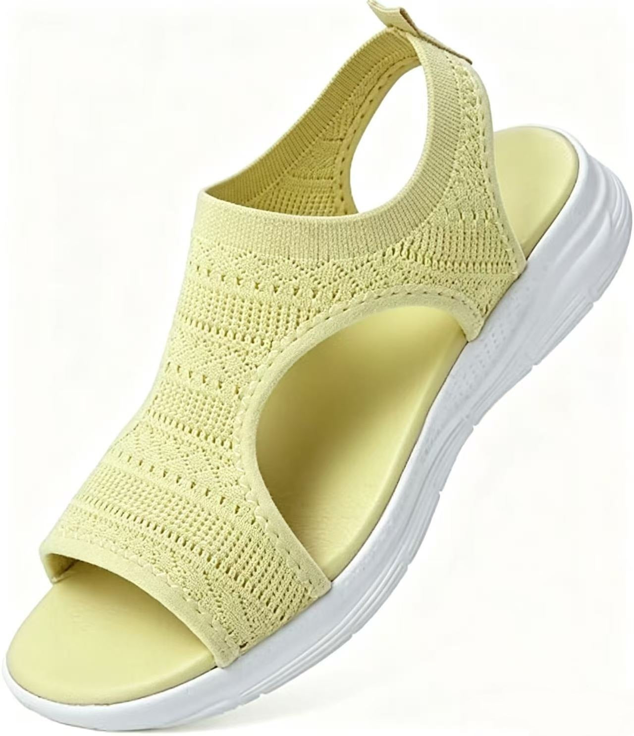 👡 Bequeme atmungsaktive flache Sandalen mit offener Zehe für Damen – leicht, luftig & vielseitig – perfekt für warme Tage, Strand & Freizeit