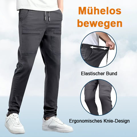👖Letzter Tag 60% Rabatt!🏆MultiPants – Hochelastische, strapazierfähige Cargohose mit vielen Taschen3