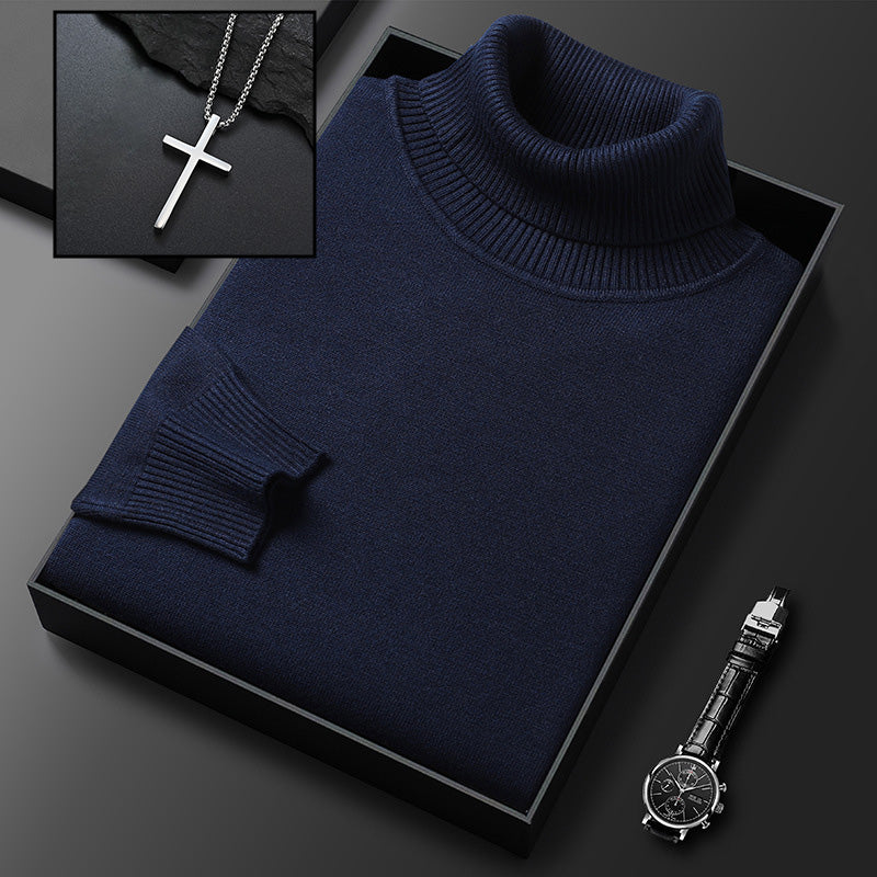 🧶 50% RABATT HEISSER VERKÄUF! ✨ Premium Kaschmirpulli Herren Einfarbig - Weiches Wohlfühlgarn mit Moderner Passform für Business & Freizeit 👔🎯