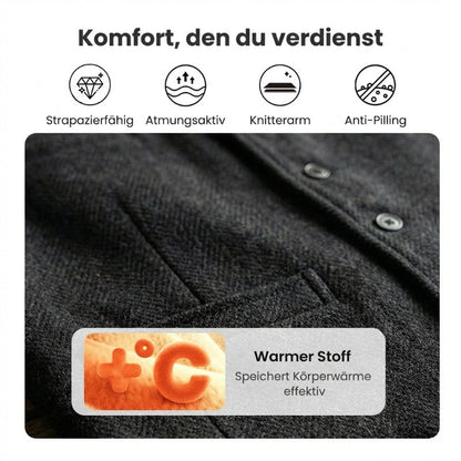 Lässige Herrenweste, schmale Passform und super dehnbar