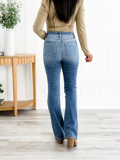 🍂Heiliger Gral Bauchfreie Bootcut-Jeans👖💥Befristetes Angebot: 50% Rabatt auf Bestellungen