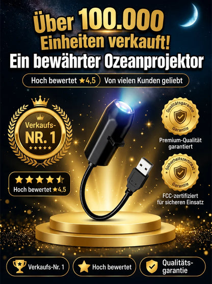 🥳HEISSER SALE 2026🥳💞50.000+ VERKAUFT!👵❤️ 🌌 Planetarischer HD-Projektor mit einstellbarer Brennweite – Erzeugt eine kosmische, magische Atmosphäre im Orice Dormitor