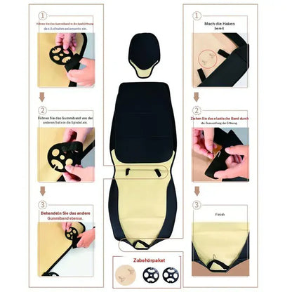 🦸Kostenloser Versand✈️Autositzbezüge aus Leder, Vordersitzset, universell, geeignet für Limousinen, SUVs und LKWs.🦸