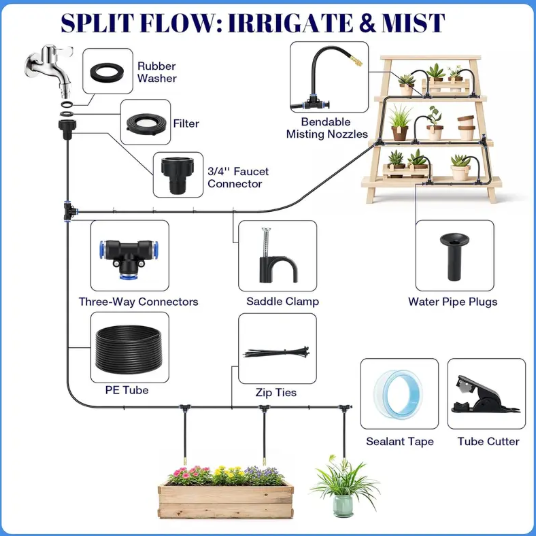 💦 Free Bending Watering Nozzle Sprinkler – flexibel, vielseitig & einfach zu bedienen – perfekt für Garten, Balkon & Pflanzenbewässerung – einstellbarer Wasserstrahl